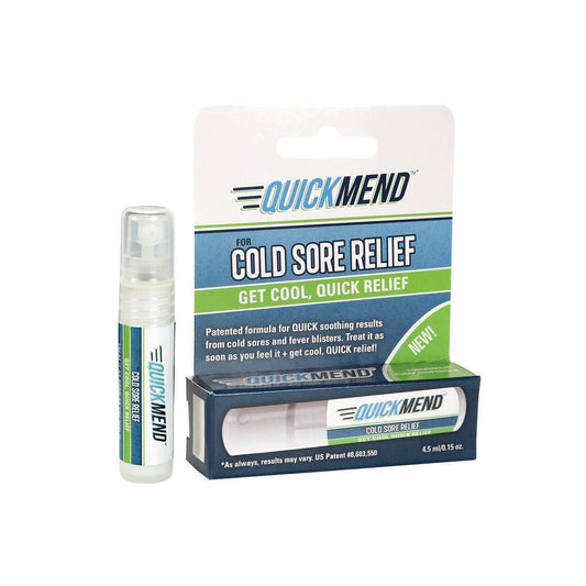 QuickMend Cold Sore Relief Lip Treatment – Pump Dispenser (4.5 ml)