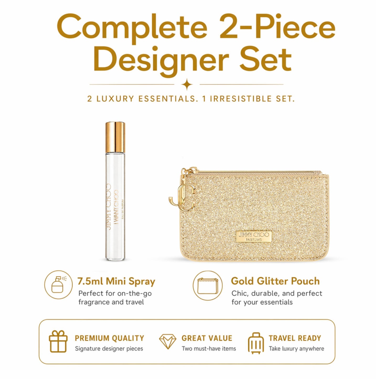 Jimmy Choo Ladies I Want Choo Perfume for Women Gift Set Fragrances