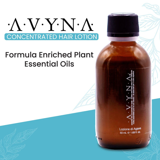 Avyna Lozione di Agave Leave-In Hair & Scalp Treatment – Essential Oils Formula (1.69 fl oz / 50 ml)