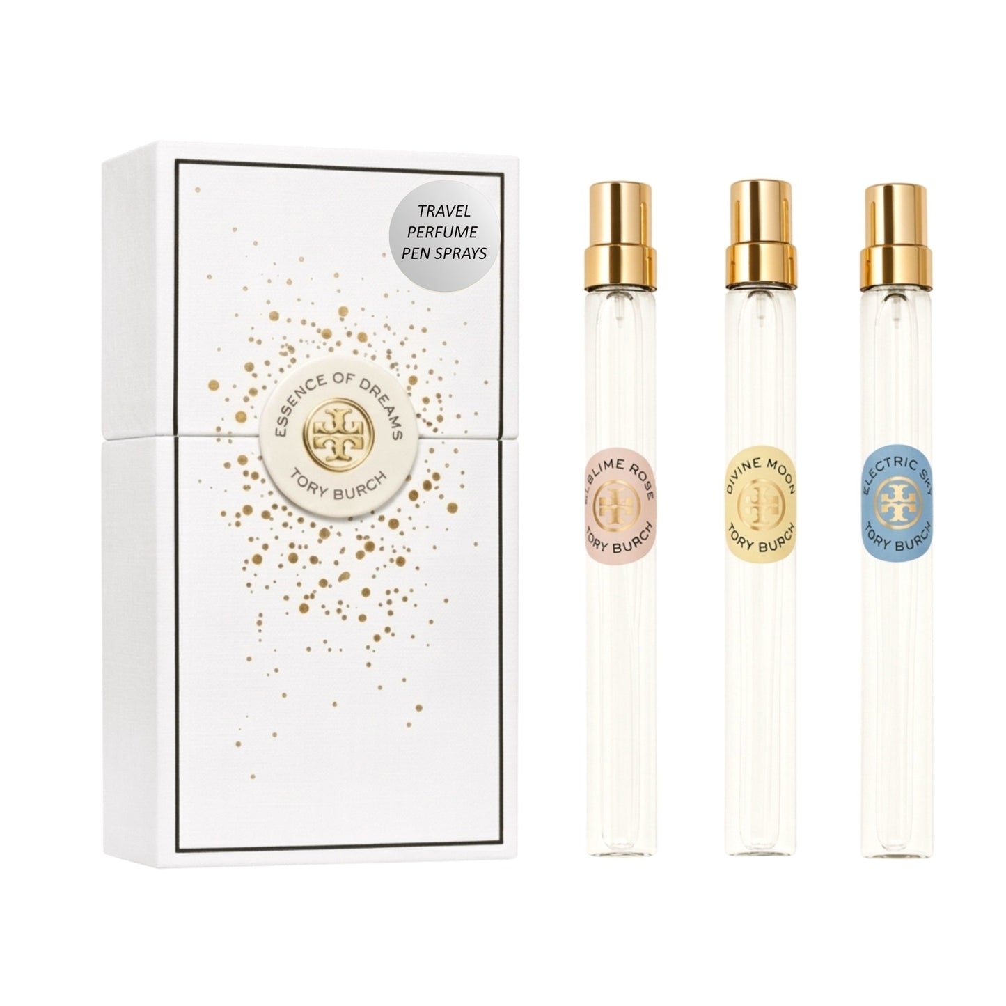 Tory Burch Essence of Dreams Eau de Parfum Travel Spray Pen Set, 3 Fragrances, 10 ml each