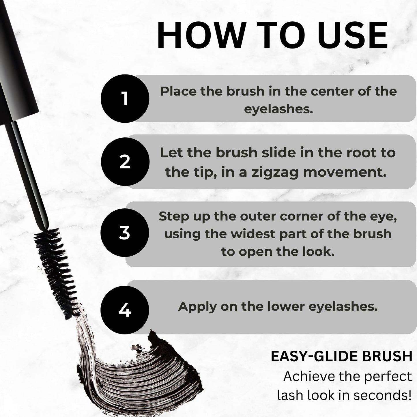 Hypoallergenic Black Mascara – Gentle, Water-Soluble Lash Mascara for Sensitive Eyes