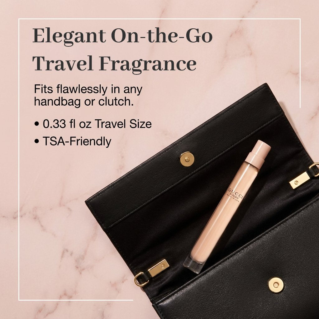 Gucci Perfume for Women Bloom Eau de Toilette Mini Spray 0.33 fl oz, Travel Size Perfume for Women, Ideal for On-the-Go Elegance and Sophistication