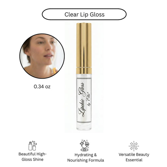 Lipchic Gloss by Ella International Applicator for Flawless Lips 10ml .34oz.