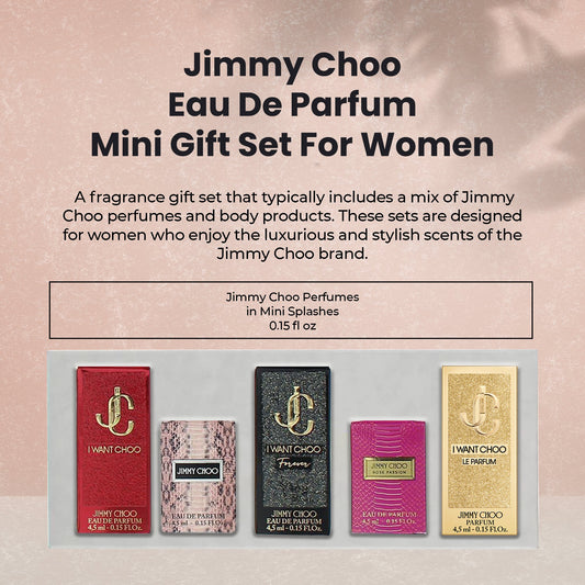 Jimmy Choo Eau De Parfum Mini Gift Set For Women