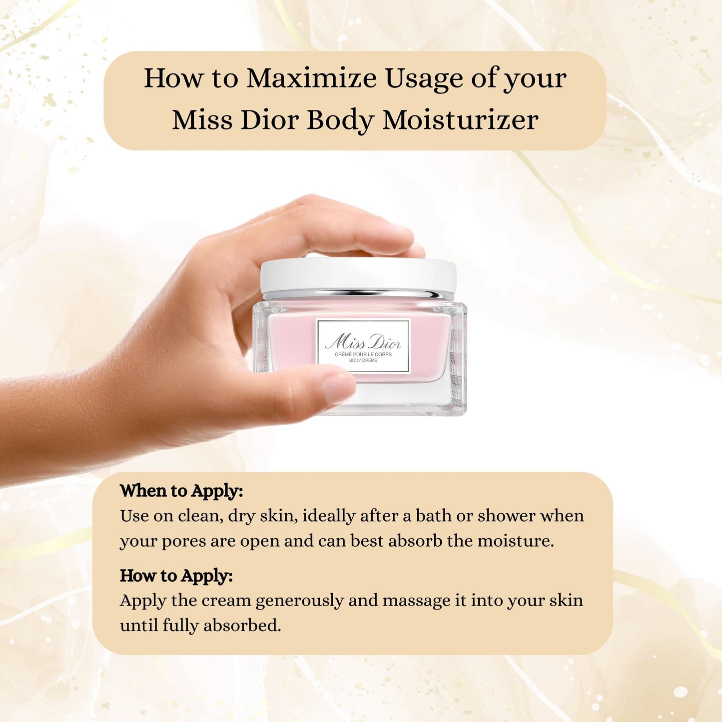 Christian Dior Miss Dior Fresh Body Creme, 5.099 Ounce