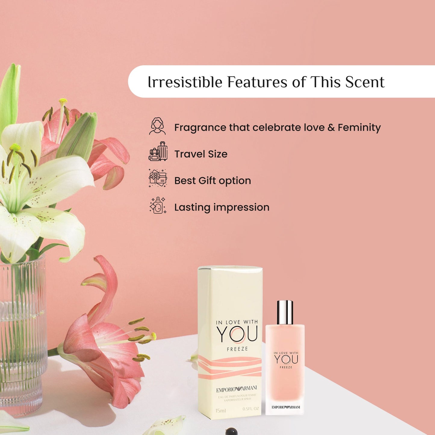 Giorgio Armani Emporio In Love With You Freeze For Women EDP 15ml / 0.5oz