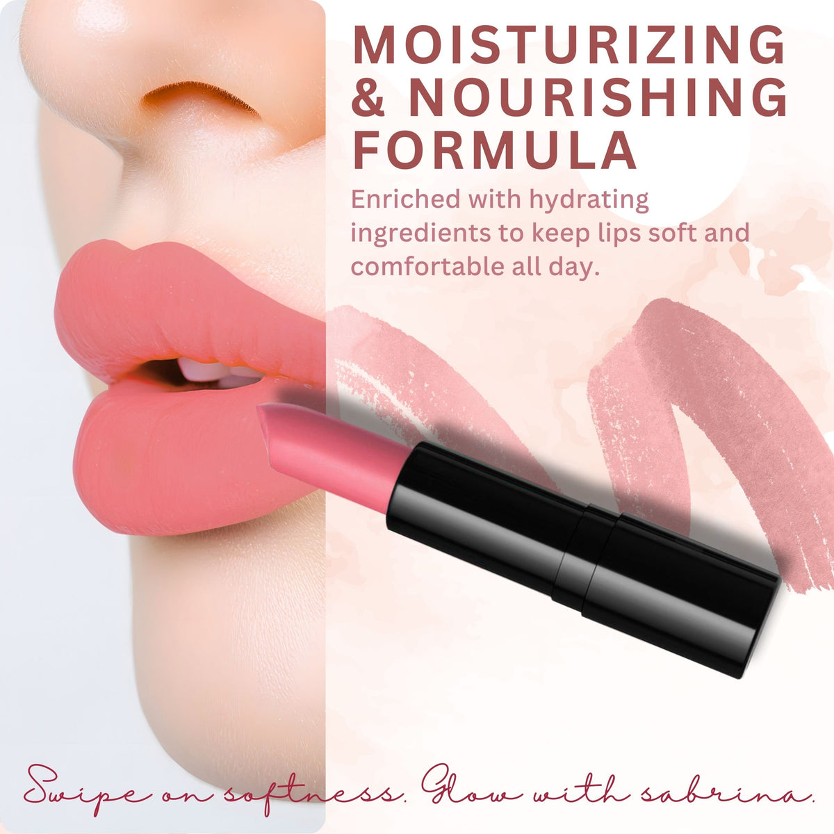 Luxury High-Pigment Matte Lipstick for Women Color-SABRINA