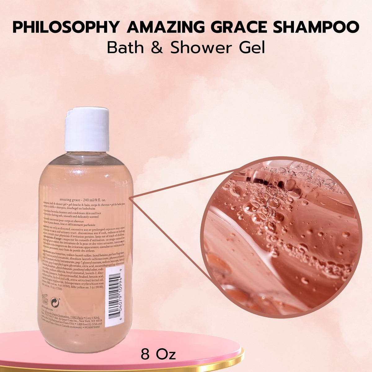 Philosophy Amazing Grace Shampoo, Bath & Shower Gel – 8 oz (236 ml)