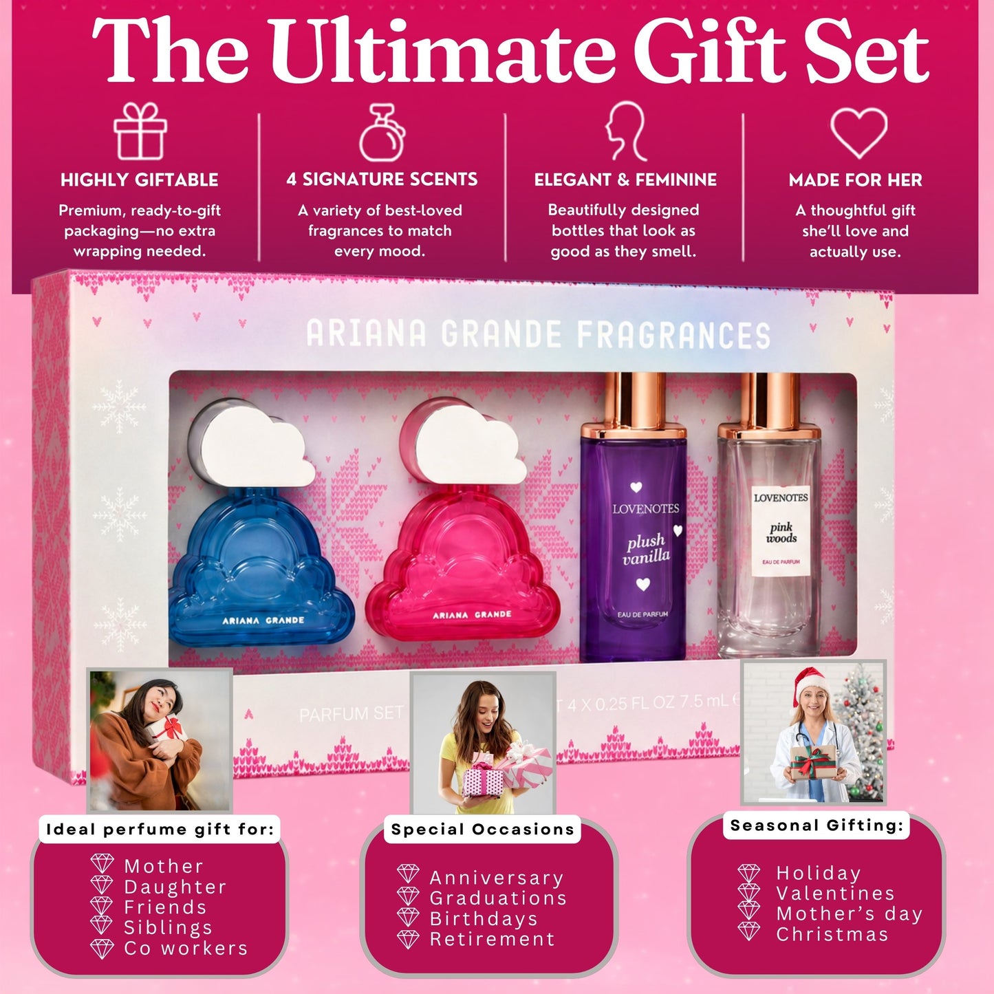 Ariana Grande Ladies Mini Set Gift Set Fragrances