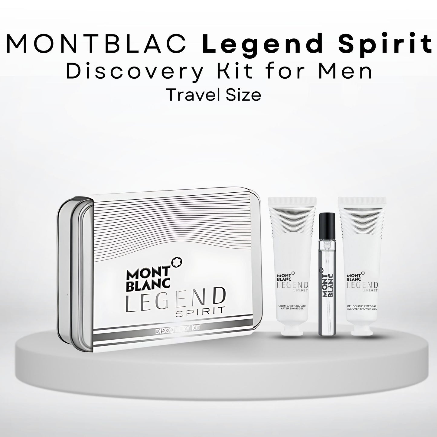 Mont Blanc Legend Spirit Eau de Toilette Gift Set for Men – Fragrance & Grooming Collection