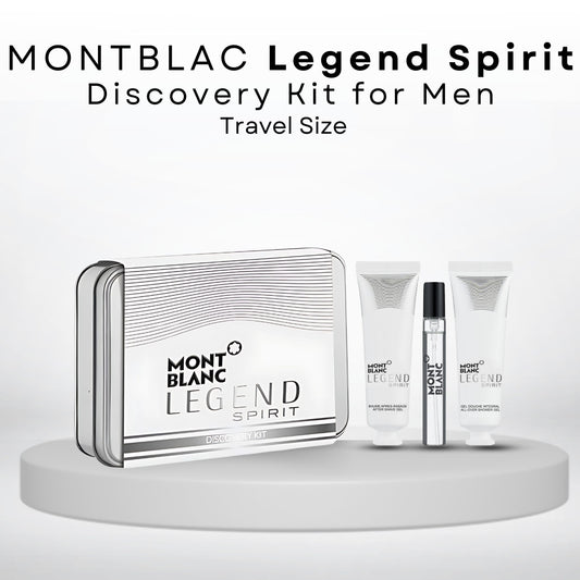 Mont Blanc Legend Spirit Eau de Toilette Gift Set for Men – Fragrance & Grooming Collection