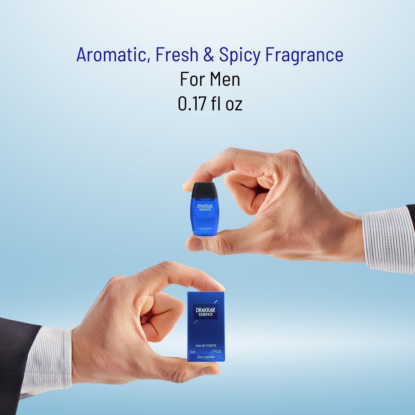 Guy Laroche Drakkar Essence Mini EDT Splash for Men – 0.17 oz Travel Size