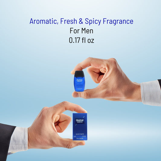 Guy Laroche Drakkar Essence Mini EDT Splash for Men – 0.17 oz Travel Size