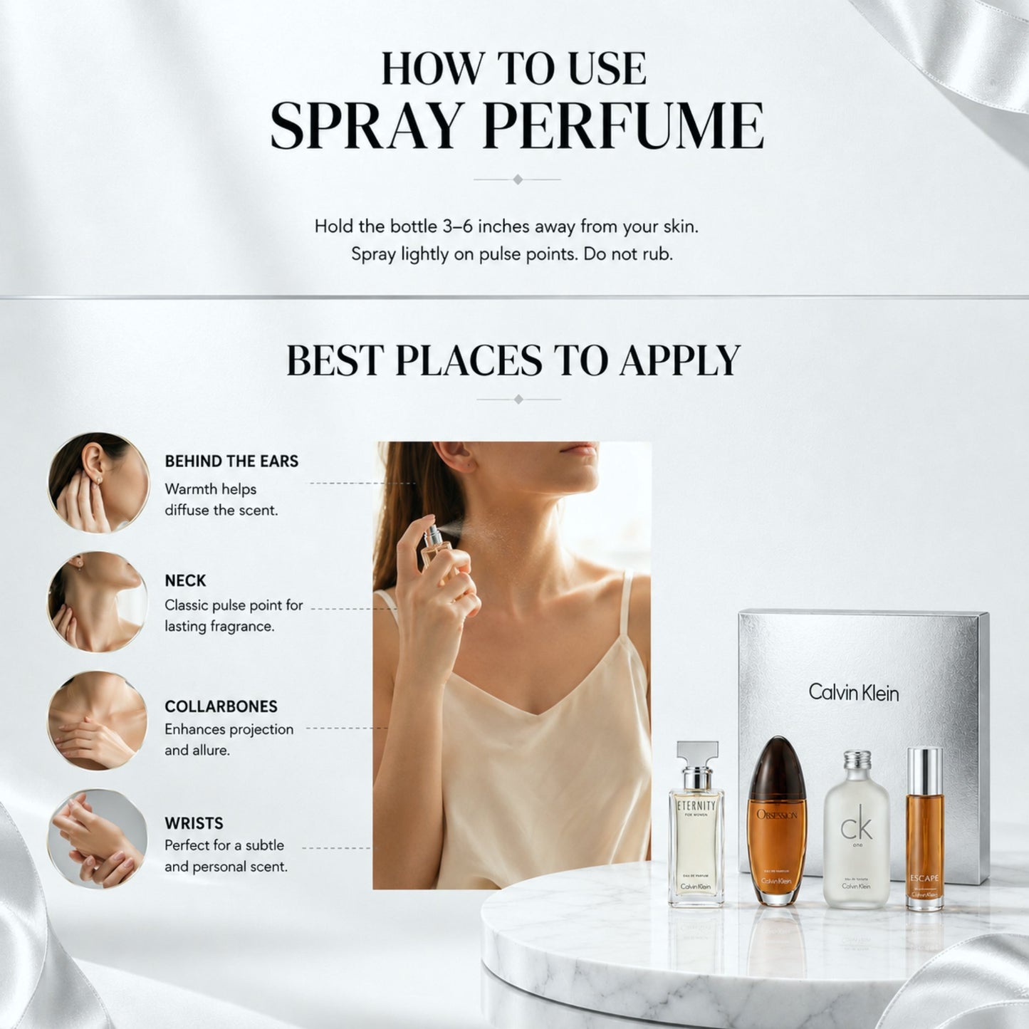 Calvin Klein Mini Perfume Gift Set – 4 Piece EDP & EDT Collection (0.5 oz / 15 ml Each)