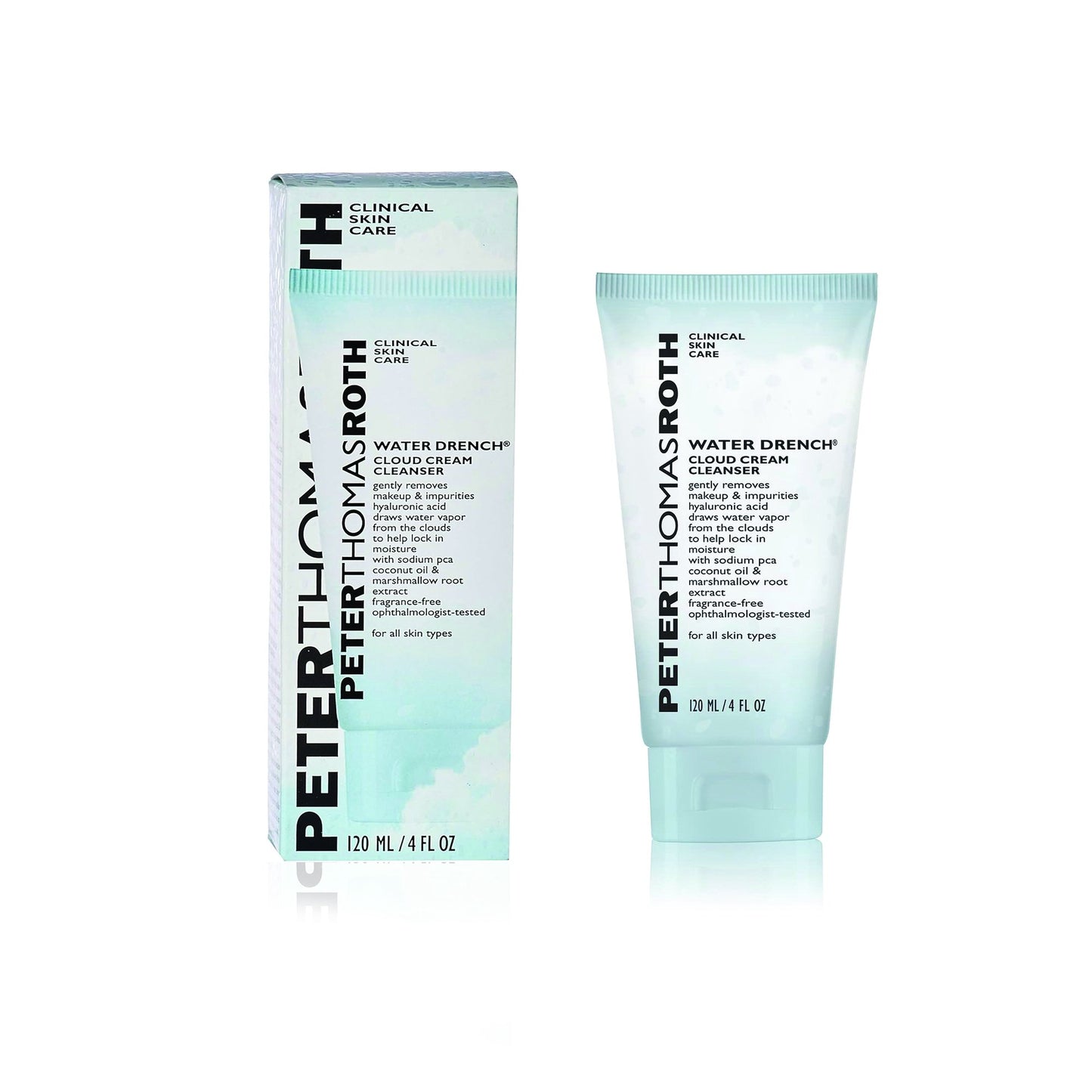 Water Drench Cloud Cream Cleanser, Hydrating Face Wash with Hyaluronic Acid