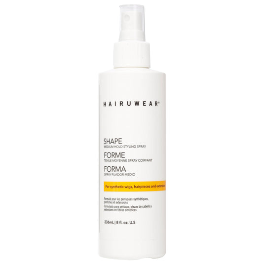 HairUWear"Shape" Medium Hold Styling Spray for Wigs & Hair Extensions 8 Ounce