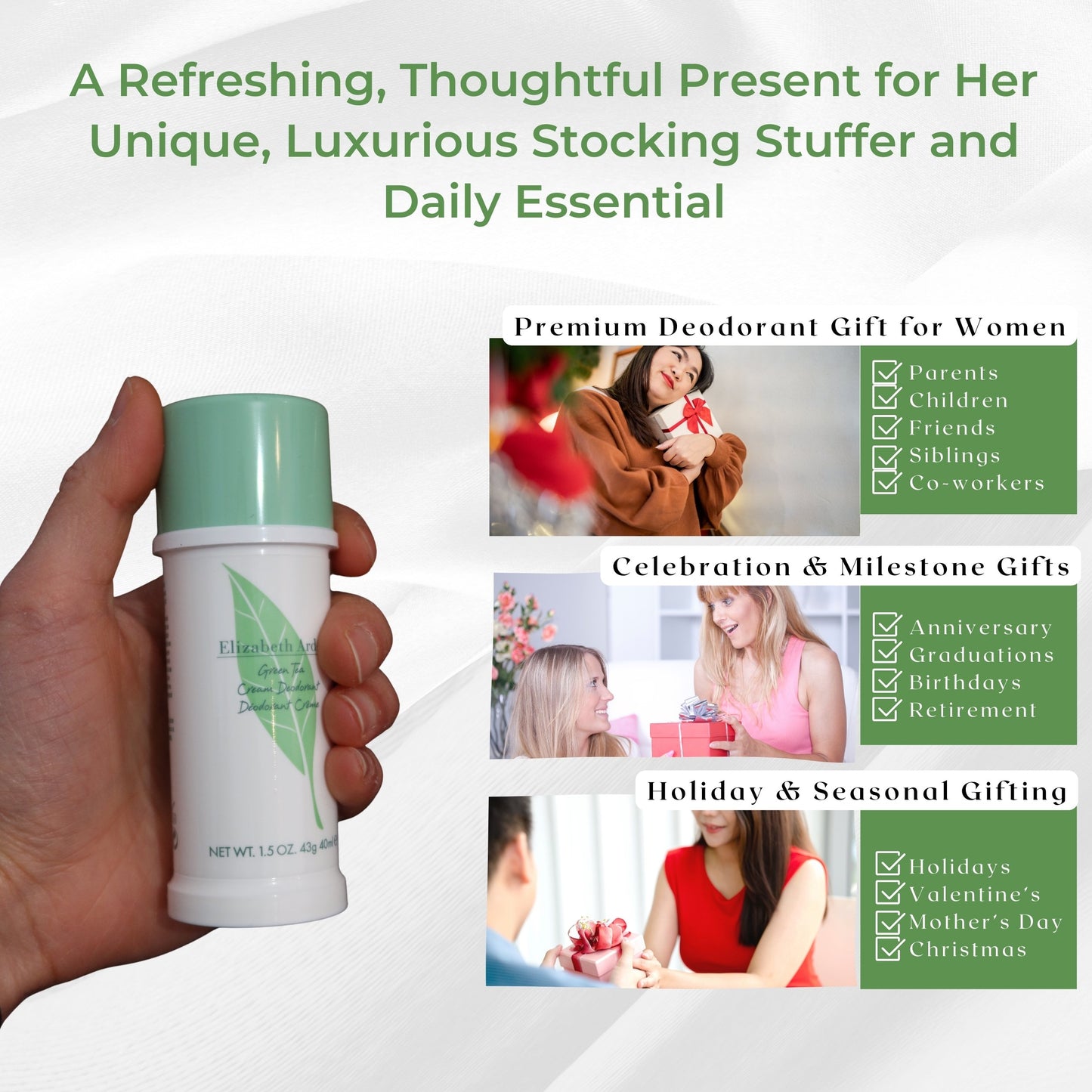Elizabeth Arden Green Tea Deodorant Stick for Women – 1.5 oz