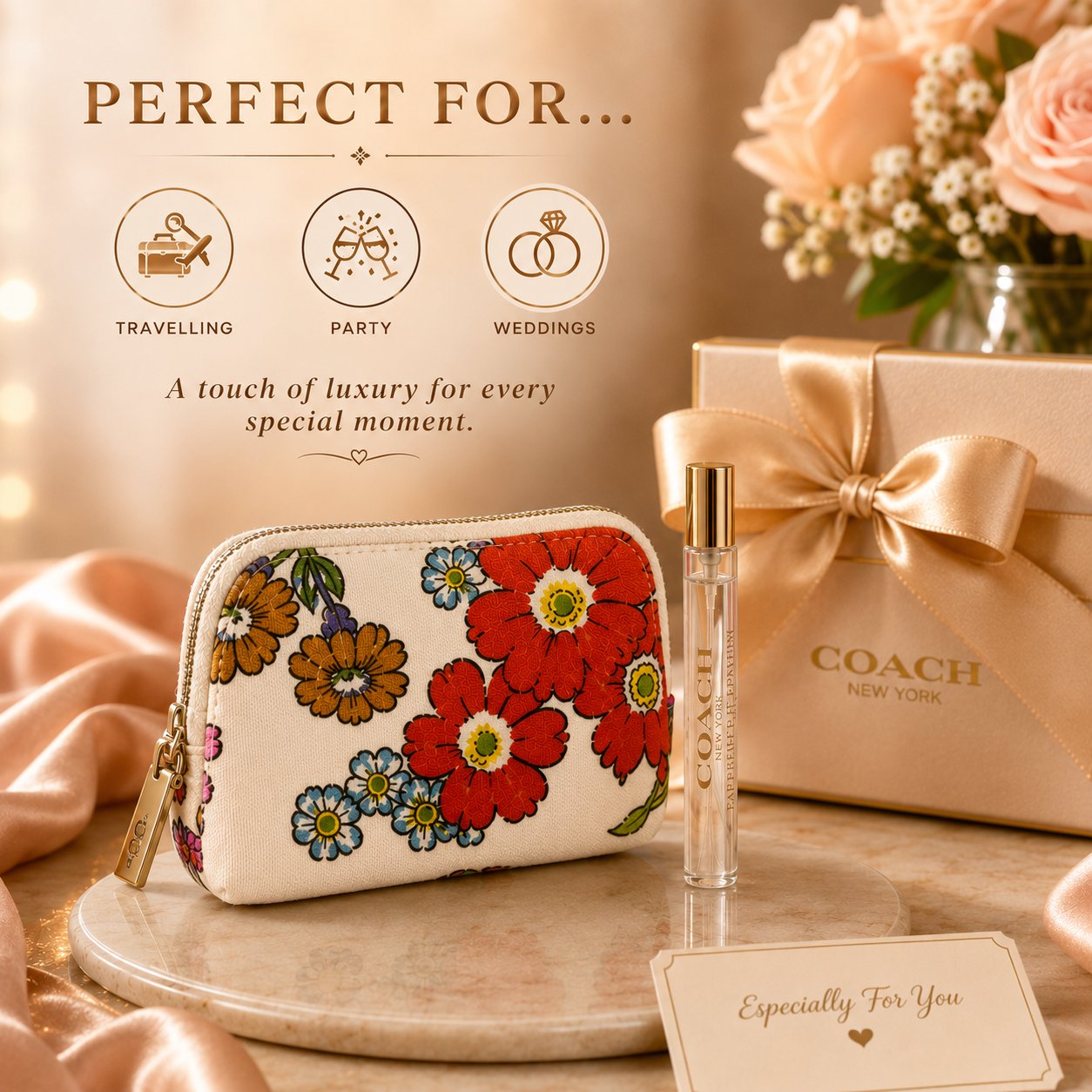 Coach New York EDP Perfume Gift Set for Women 7.5mL