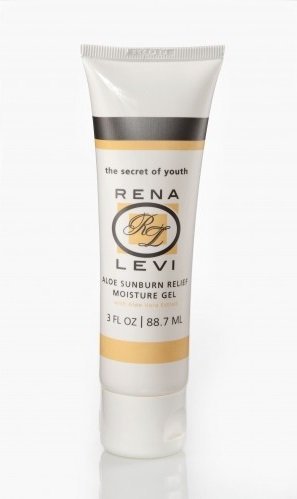 Rena Levi Aloe Sunburn Relief Moisture Gel with Aloe Vera Extract – 3 fl oz