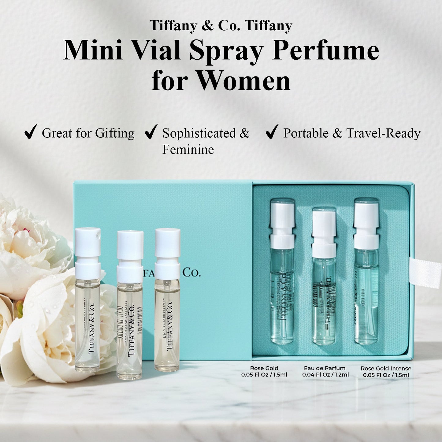 Tiffany & Co. Rose Gold Intense Eau de Parfum Mini Spray – 0.16 oz (5 ml)