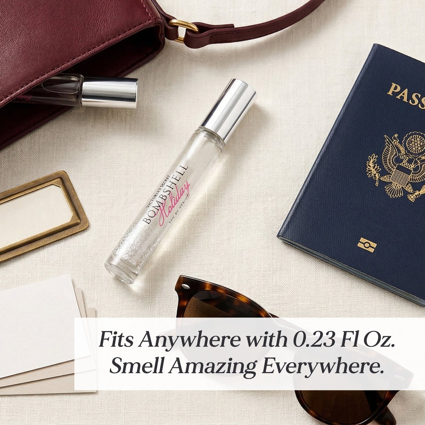 Victoria Secret BOMBSHELL HOLIDAY Eau de Parfum Rollerball 0.23 Fluid Ounce, 2019 Limited Edition