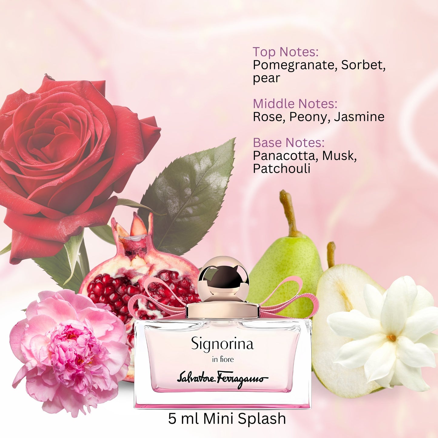 Salvatore Ferragamo Signorina Mini Perfume Gift Set – 5 Piece Women’s Fragrance Collection