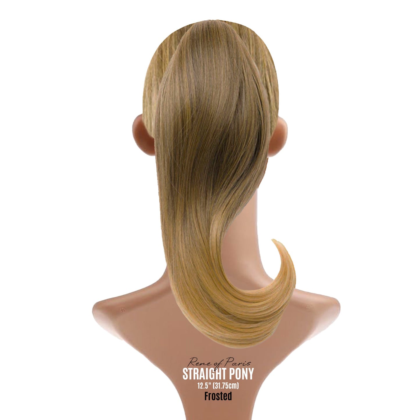 Rene of Paris Beachwave Ponytail Hair Extension – Black Synthetic Clip-In