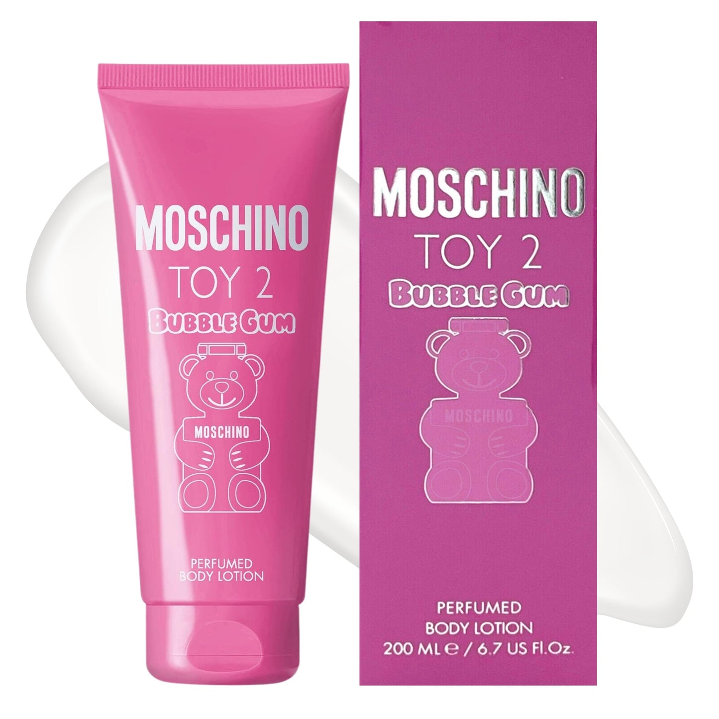 Moschino Toy 2 Bubble Gum Perfumed Body Lotion – Hydrating Scented Lotion (6.7 oz)