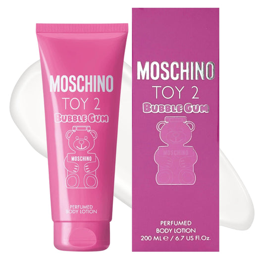 Moschino Toy 2 Bubble Gum Perfumed Body Lotion – Hydrating Scented Lotion (6.7 oz)
