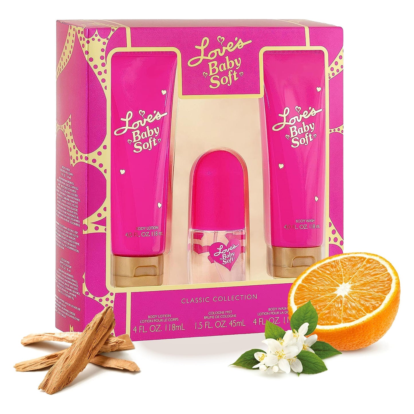Dana Love’s Baby Soft Fragrance Gift Set for Women – Cologne Mist & Body Mist