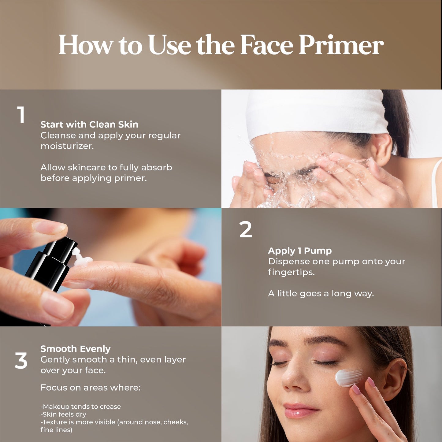 RetexturCreme Hydrating Face Primer - Makeup Extender with Pump, 1.2 oz