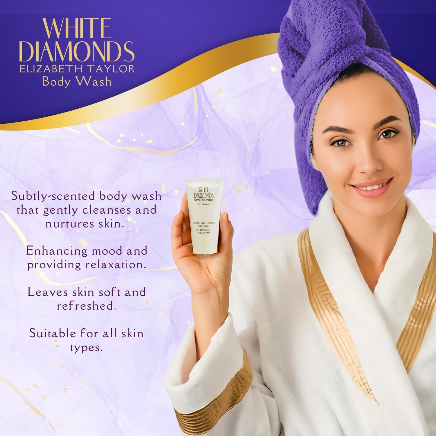 Elizabeth Taylor White Diamonds Perfume for Women Gift Set
