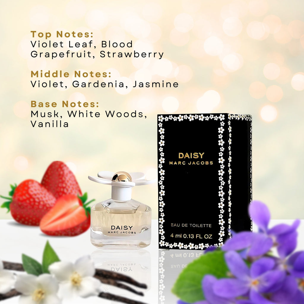 Marc Jacobs Daisy Eau de Toilette Mini Splash for Women – 0.13 oz