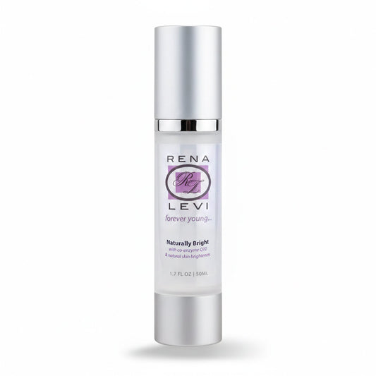 Rena Levi Naturally Bright Peptide Serum 1.7 oz – Brightening & Anti-Aging Serum with CoQ10