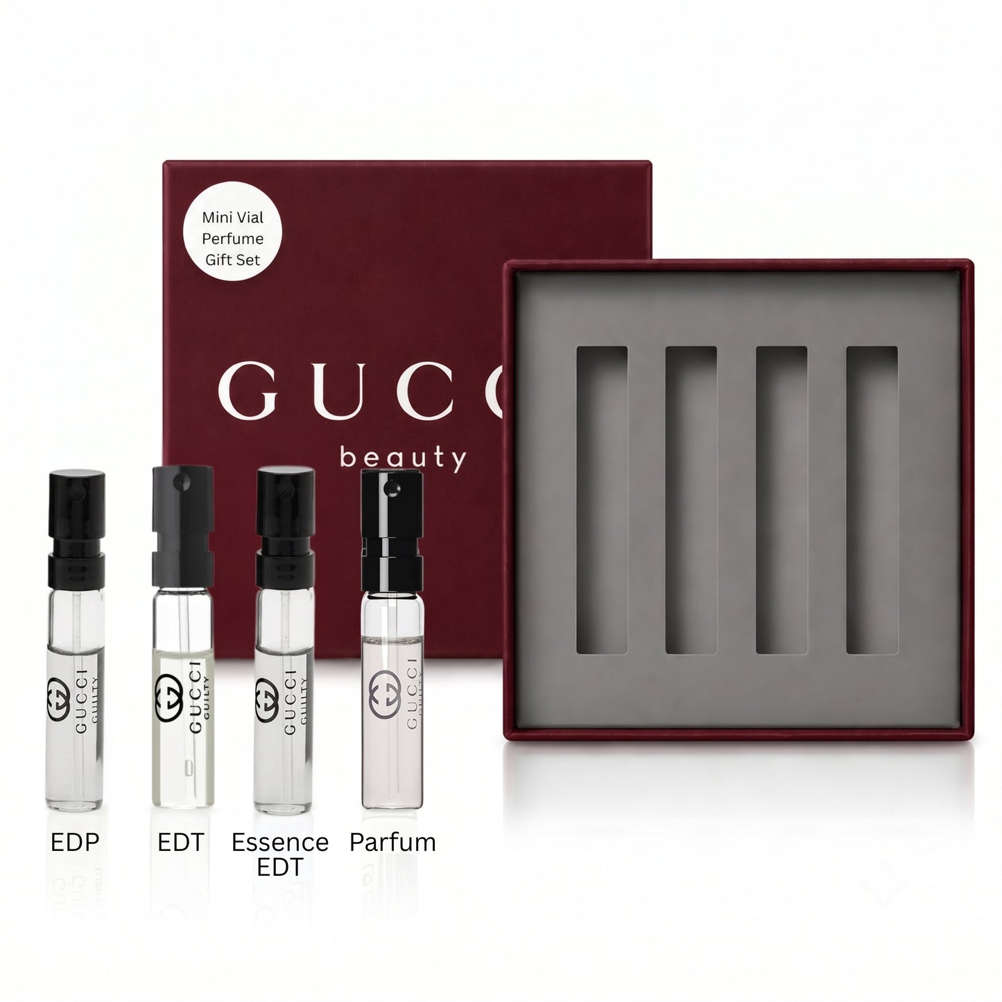 Gucci Guilty Perfume for Men Gift Set Mini Vial Pen Spray 0.05 Fl Oz
