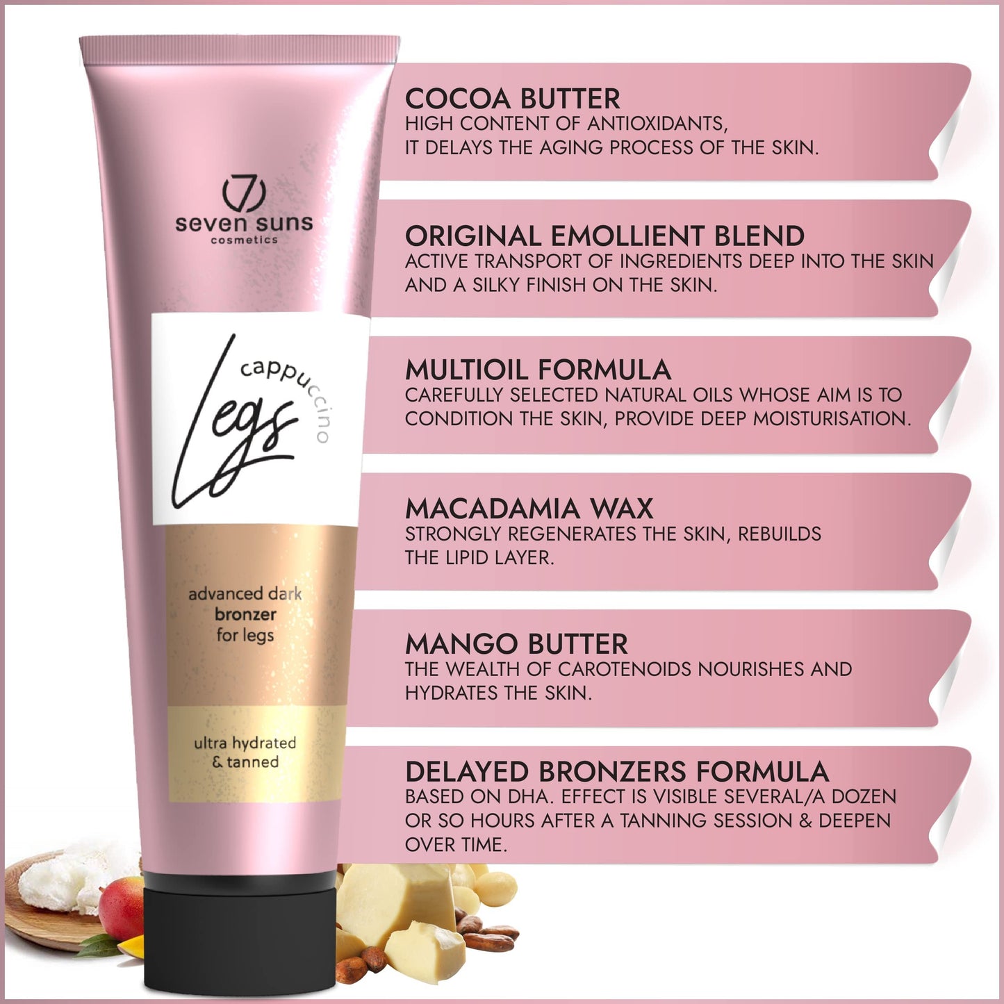 Tanning Bed Lotion for Legs Advanced Dark Bronzer