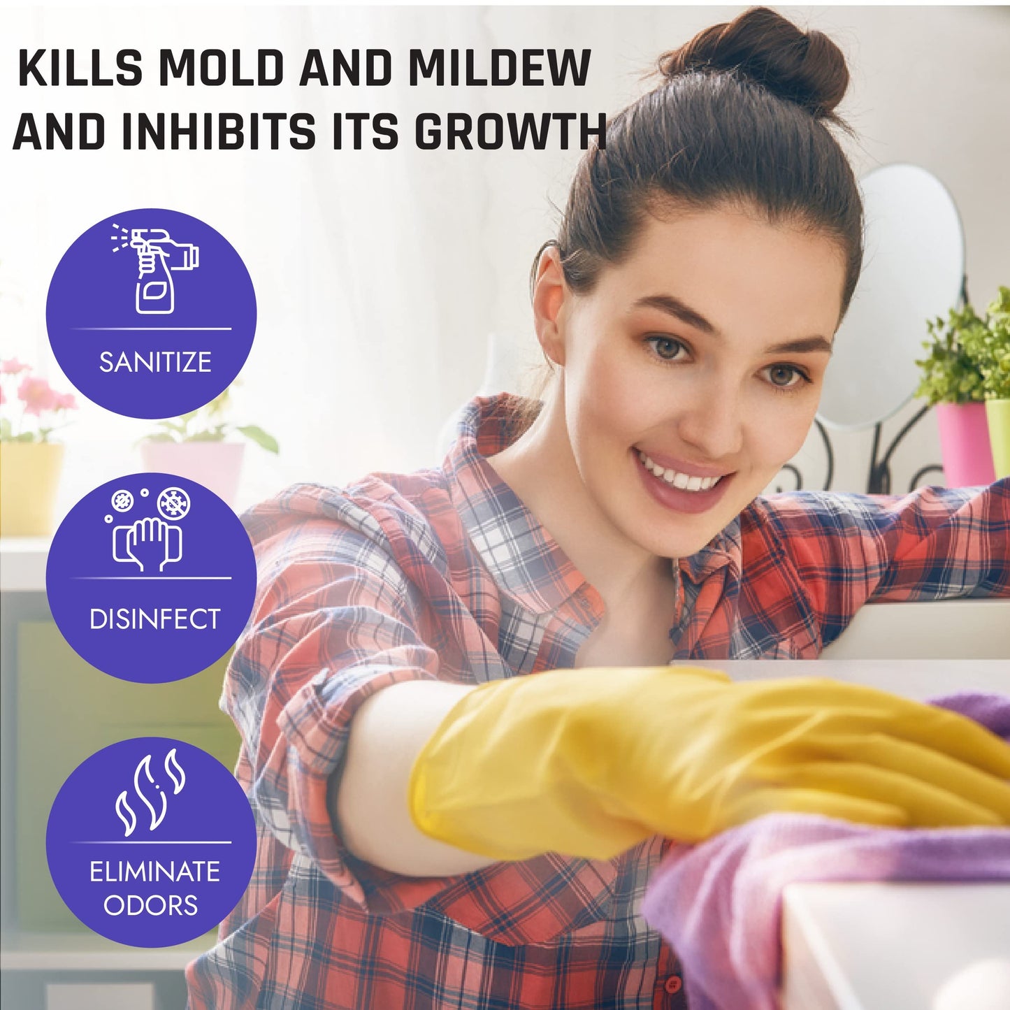 LUCAS-CIDE TB All Purpose Cleaner - Home Essentials Cleaning Supplies For Everyday Hygiene - Disinfecting Spray Bathroom Cleaner, Glass Cleaner, Floor Cleaner For Salon Cleaning