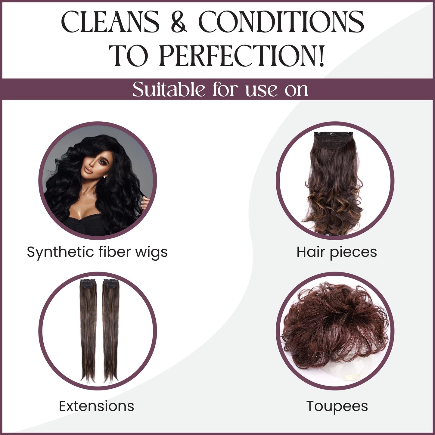 Brandywine Non-Static Shampoo & Conditioner Set for Wigs and Hairpieces