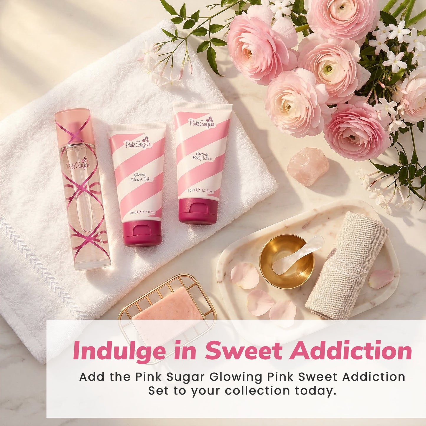 Pink Sugar By Aquolina, GLOWING PINK Fragrance Gift Set For Women