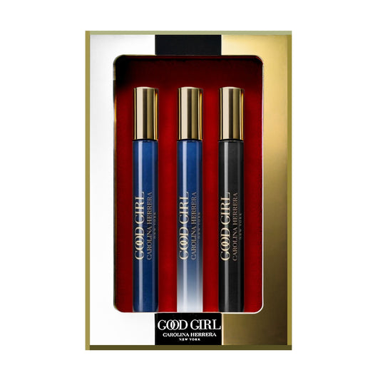 Carolina Herrera Good Girl Womens Perfume, 3 Pc Rollerball Mini Gift Set