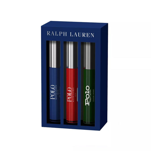 Ralph Lauren Polo Cologne Travel Spray Set for Men – 3 Piece Mini Fragrance Collection