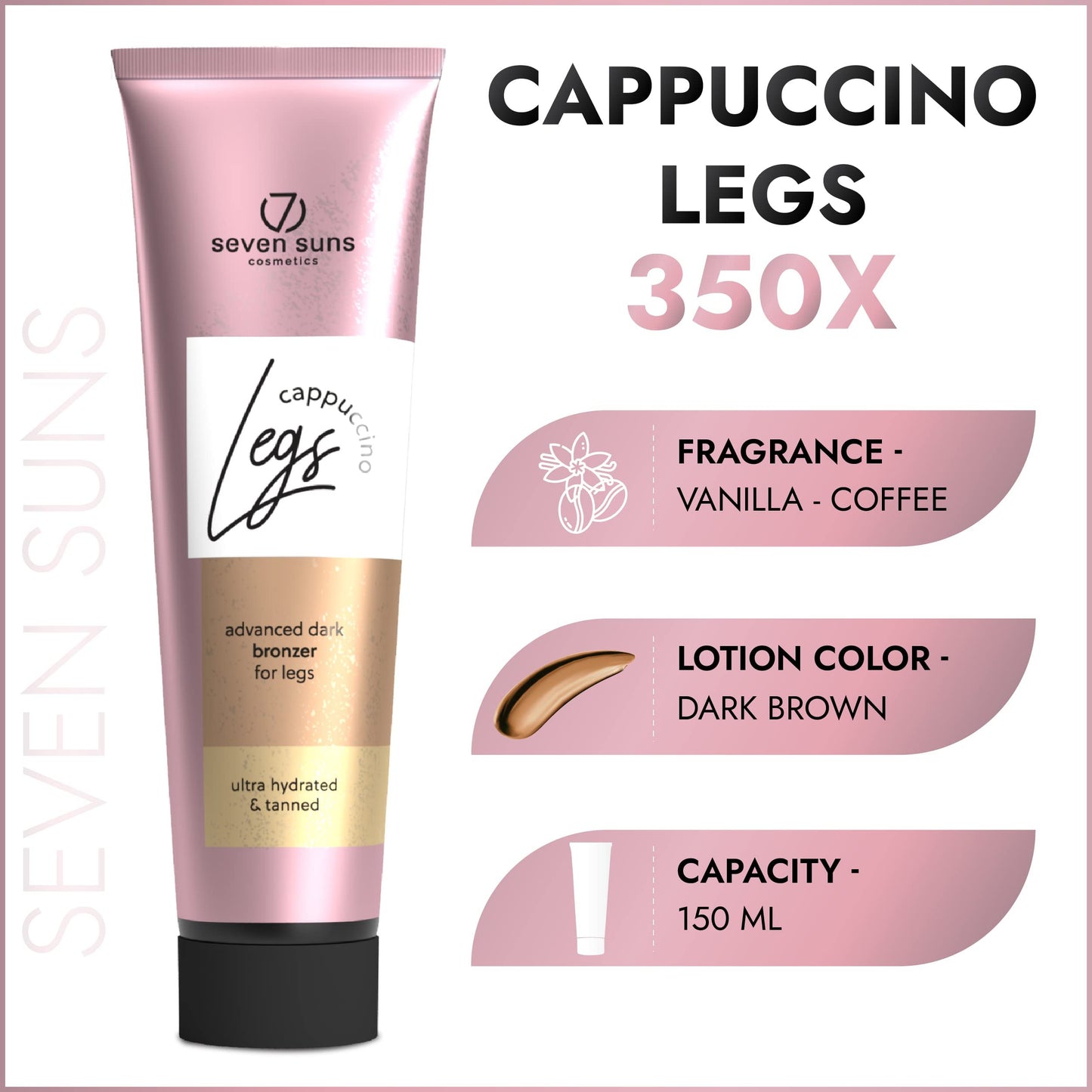 Tanning Bed Lotion for Legs Advanced Dark Bronzer