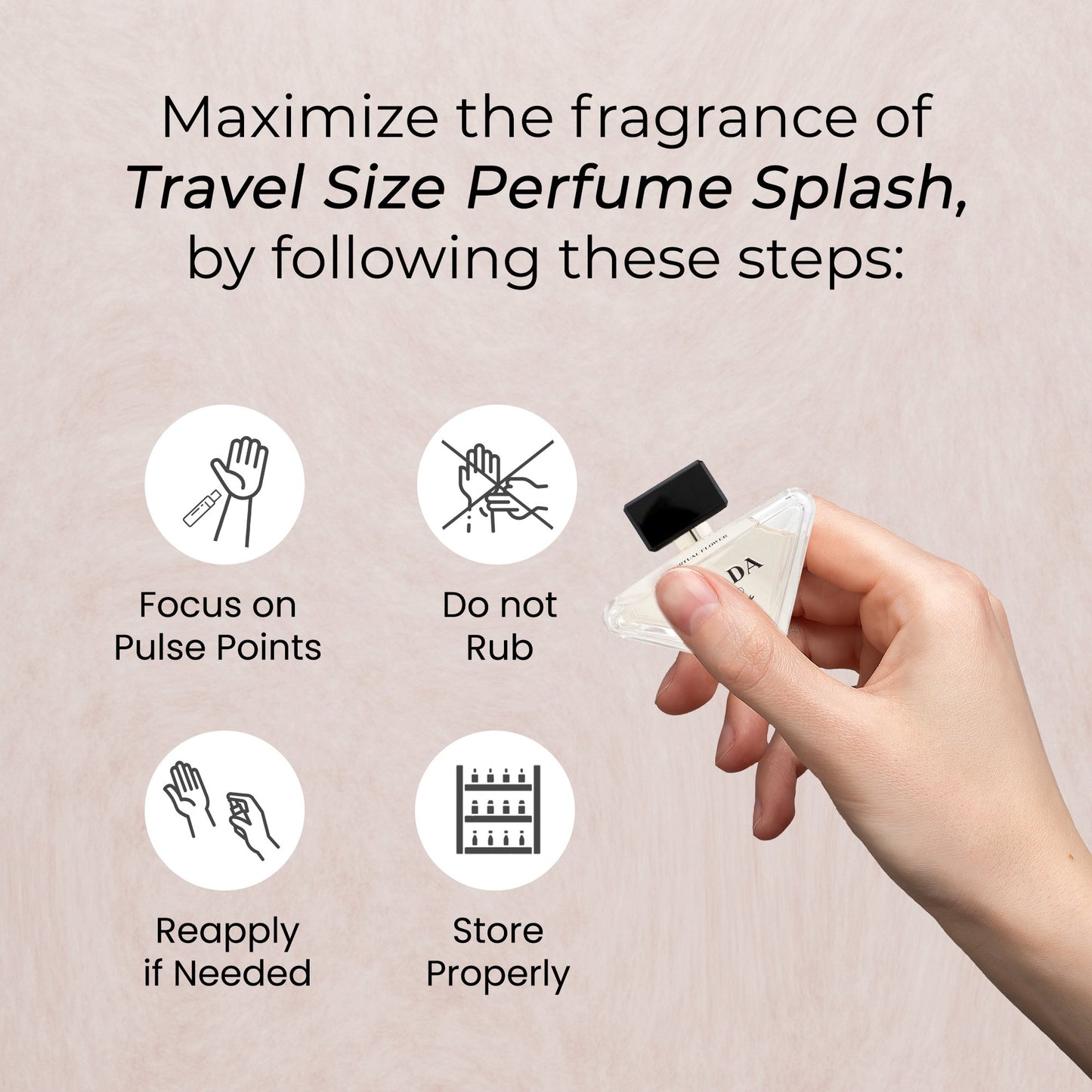 Prada Paradoxe Virtual Flower Perfume for Wome Mini Splash EDP 0.23 Fl Oz
