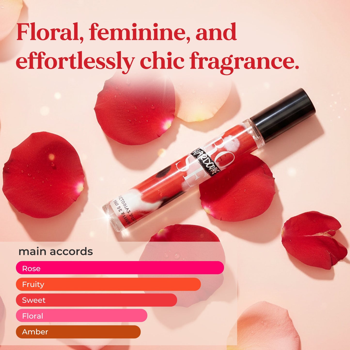 Victoria's Secret Hardcore Rose Eau de Parfum Rollerball 0.23 fl oz