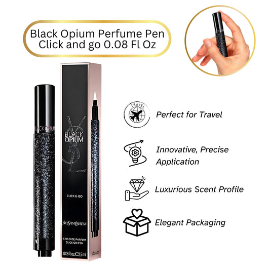 Yves Saint Laurent Black Opium Eau de Parfum Click & Go Click-On Pen 0.8 oz 2.5ml