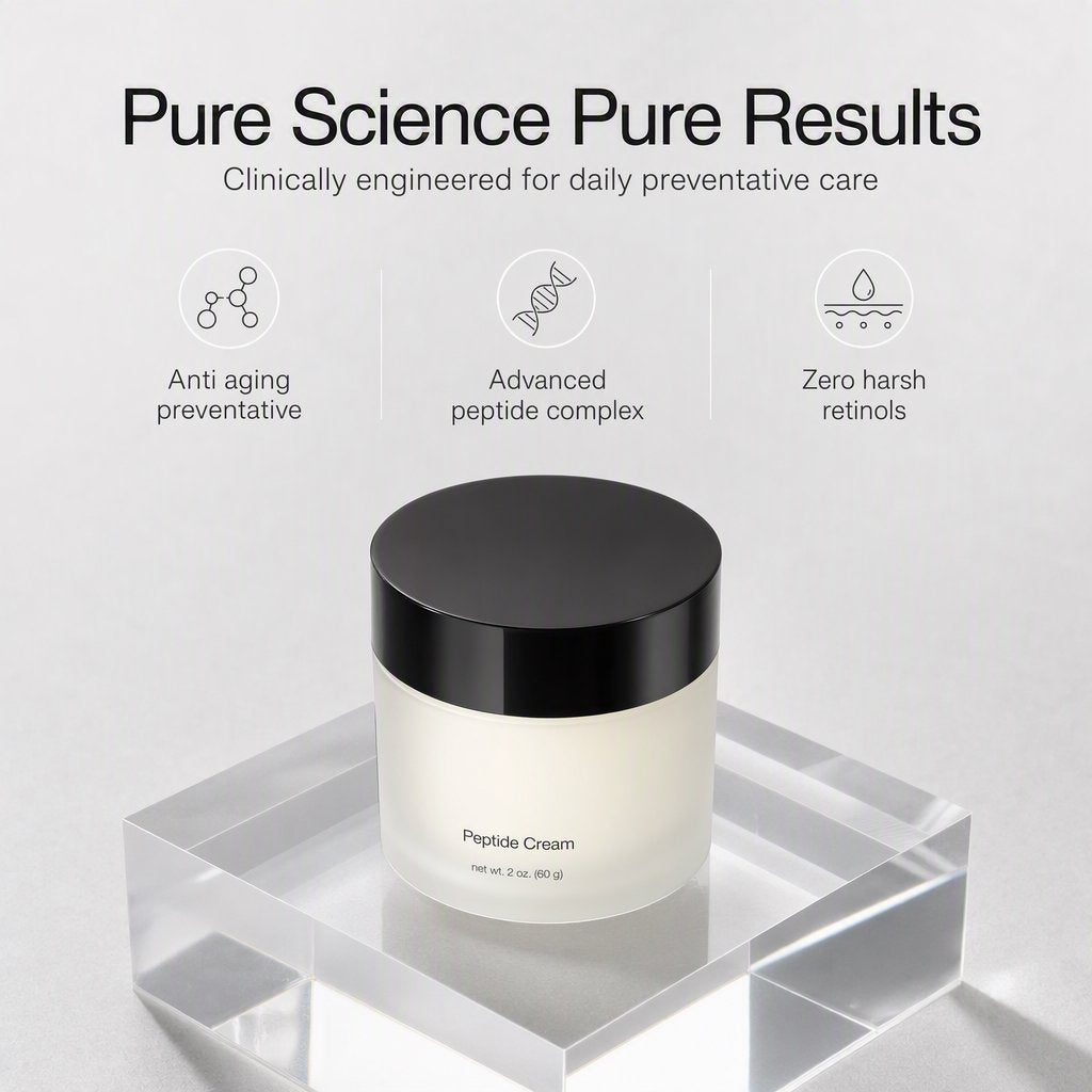 Anti-Aging Peptide Wrinkle Relaxing Creme-Helps Prevent Collagen Moisturize 2 oz