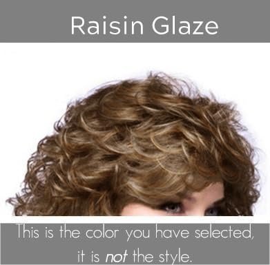 Noriko Sky Synthetic Wig by Rene of Paris – Raisin Glaze-H & Wig Lift Comb Bundle (2 Items)