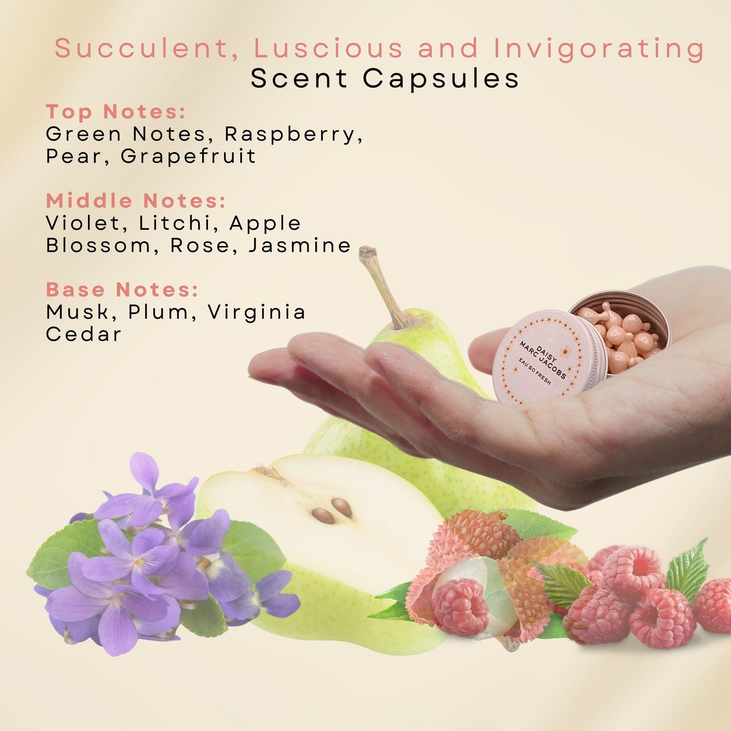 Marc Jacobs Daisy Eau So Fresh Perfume Parfum Capsules