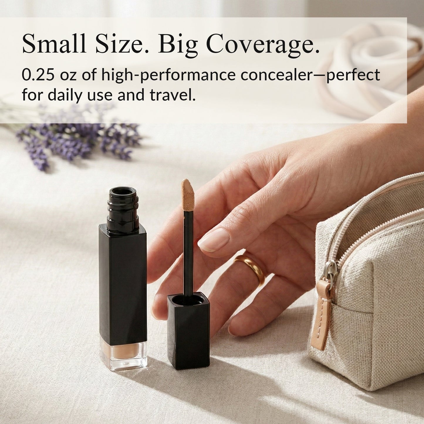 Complete Coverage Liquid Concealer – Medium #03 – Full Coverage Concealer 0.25 oz