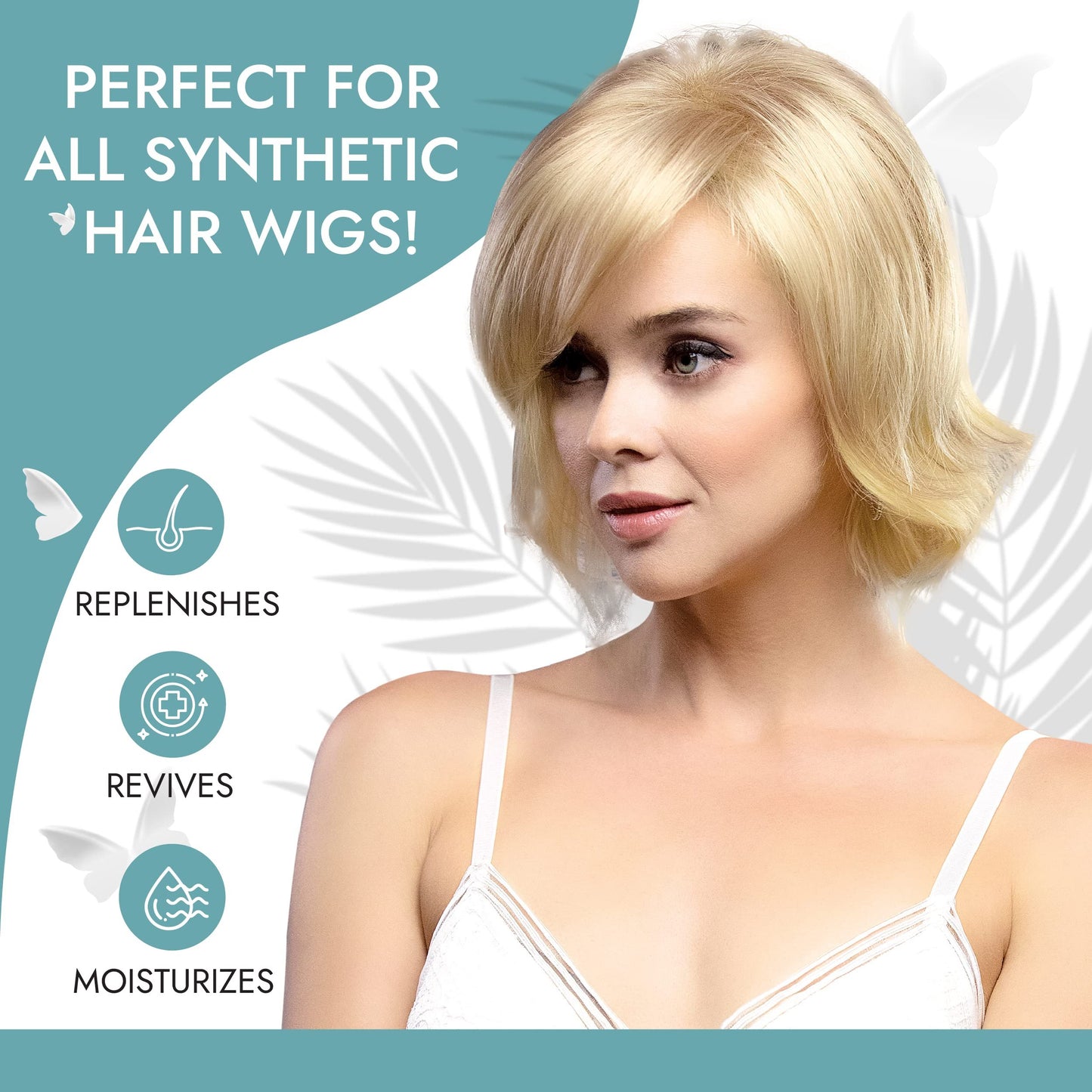 Wig Shampoo for Synthetic Wigs/Hair by Rene of Paris 8 oz.